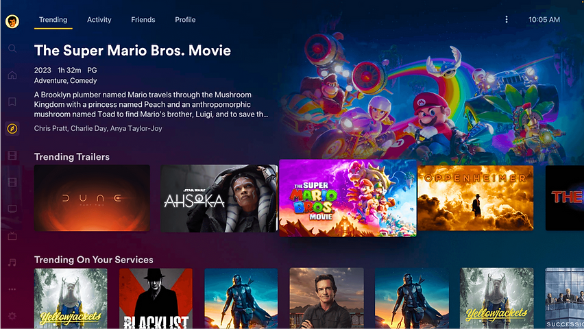 Discover shows across streaming services