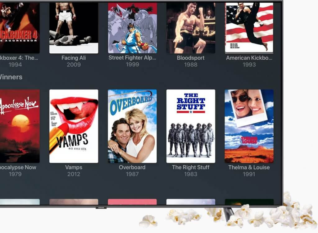Personal movie and television library