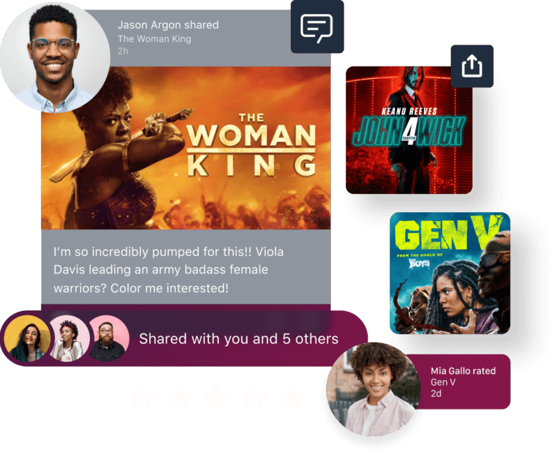 Discover movies with friends